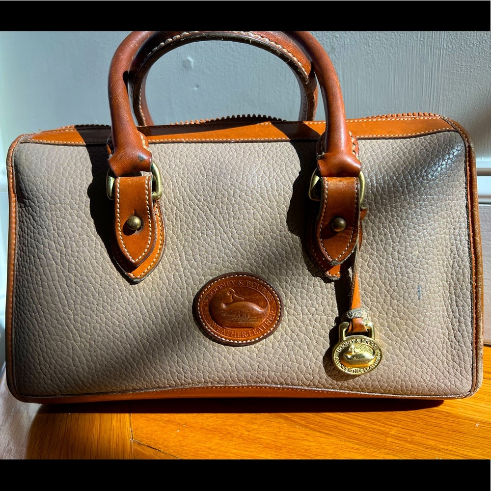 Dooney & Bourke All Weather Leather Handbag with Zipper & Inside Compartments